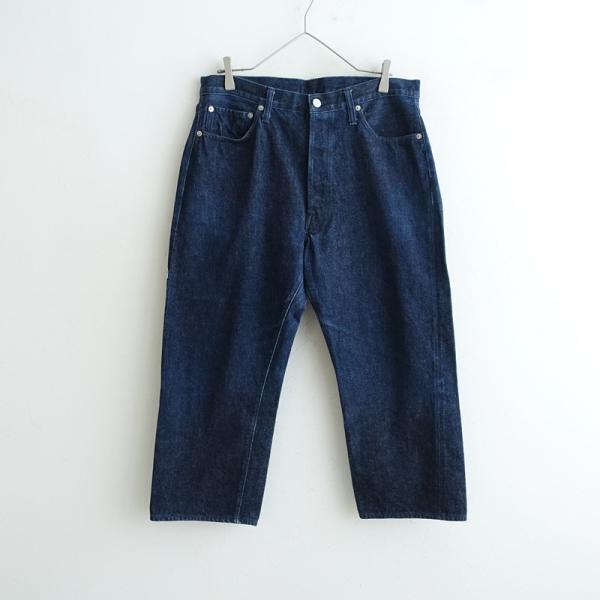 ノリタケハラダ NORITAKE/HARADA *Denim Pants 36inch X-Short*コットンインディゴUNISEX釦フライTUKIツキ(2-2607-41)【50H62】
