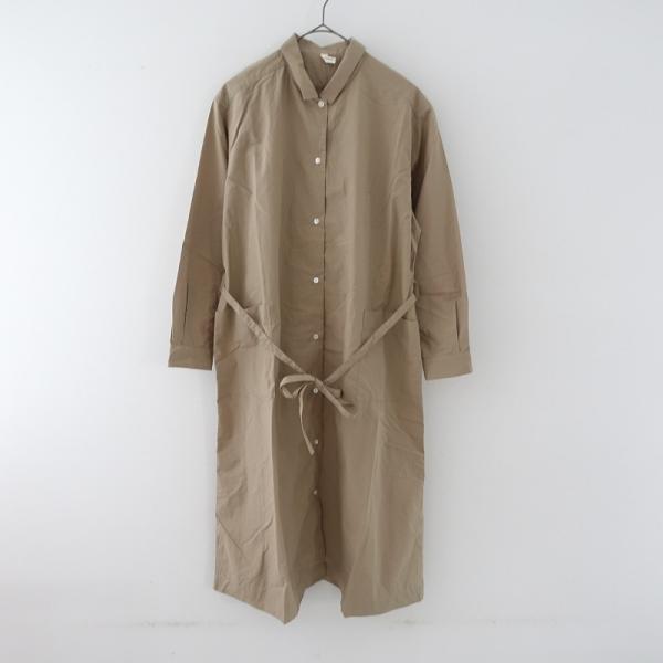 COMMUNE WORKS 綿 シャツワンピース