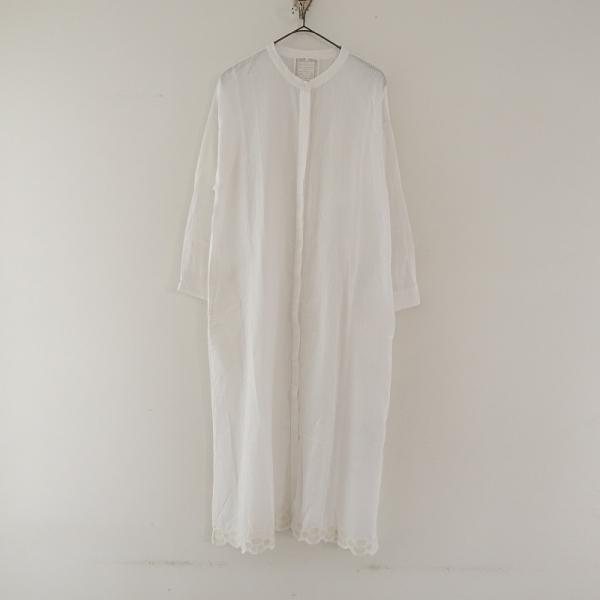 新品 BEARDSLEY ストライプシャツワンピース バンドカラーサイズ2 drop-kaitori_25-2406-346
