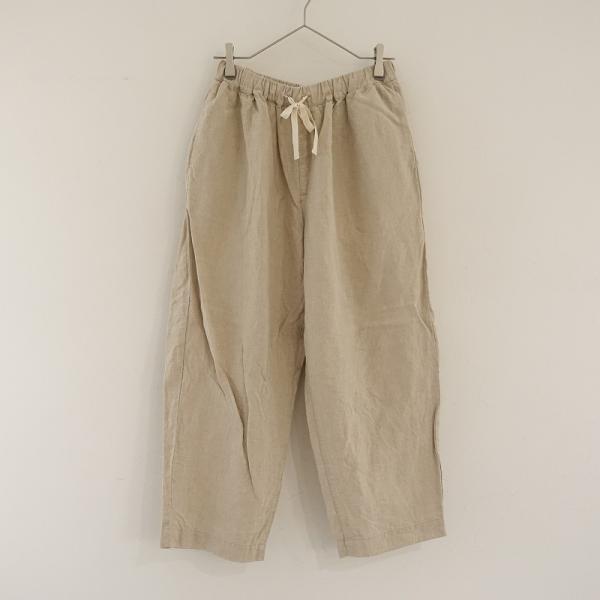 nest Robe ネストローブ＊リネンサロペットパンツ　ベージュ　フリーサイズ nest Robe ネストローブ＊リネンサロペットパンツ ベージュ