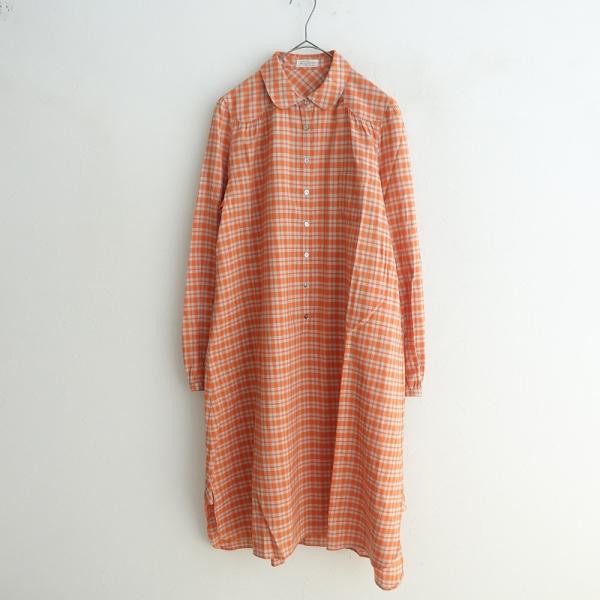 Sally Scott 【美品】サリースコット *チェック丸襟チュニック Sally Scott 【美品】サリースコット *チェック丸襟チュニック