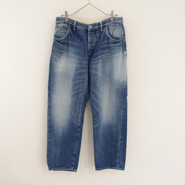 mina perhonen always デニムパンツ 38 mina perhonen（ミナペルホネン） *always デニムパンツ*40綿麻