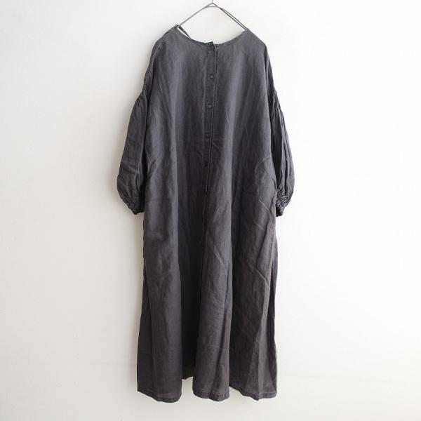 nestrobe ネストローブ ワンピース 前開き 2way リネン nest Robe 【2023/定価3.1万】ネストローブ *リネンピグメント