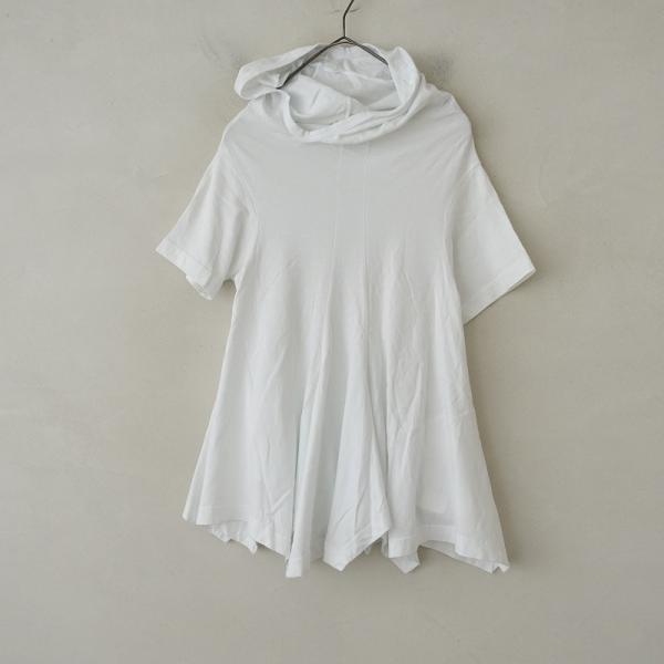 コムデギャルソン　フード付きフレアーカットソー コムデギャルソン COMME des GARCONS *フード付き半袖フレアカットソー