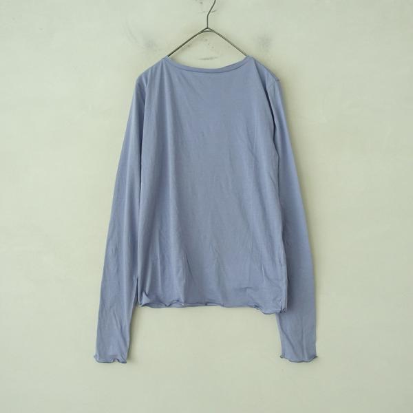ICHI 【美品】イチ *コットンカットソー*F綿天竺パープル薄紫