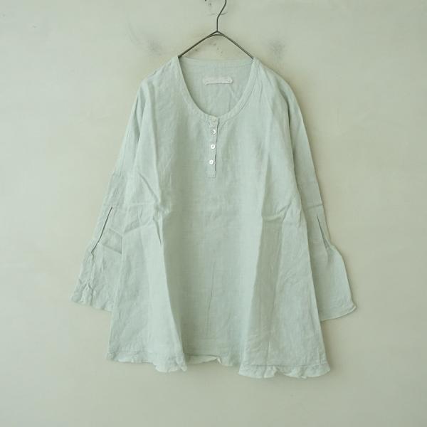 【日本製】LISETTEリゼッタ【麻100%】リネンブラウス鮮やかカラー差し色M 日本製】LISETTEリゼッタ【麻100%】リネンブラウス鮮やかカラー