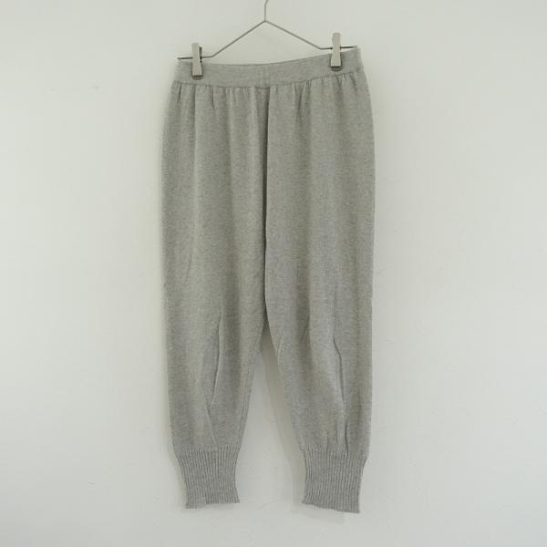 専用　新品未使用evameva vieコットンカシミヤレギンスサイズ1 evameva (エヴァムエヴァ) cotton cashmere pants / コットン