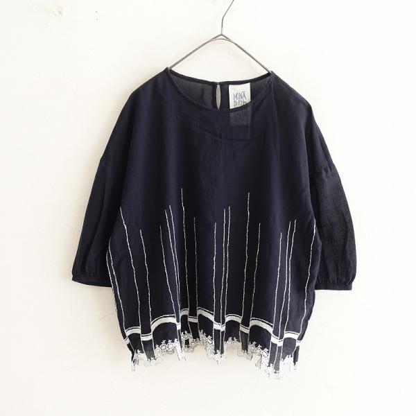 mina perhonen laundry daisy ブラウス 40 mina perhonen laundry daisy ブラウス 40