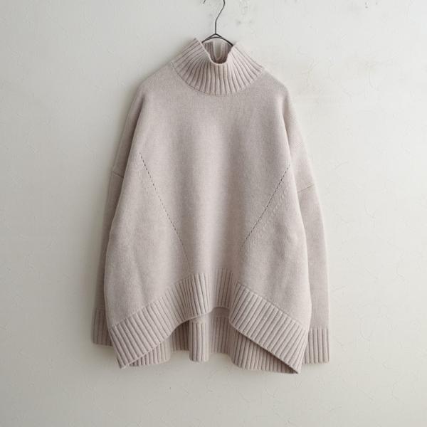 CINOH（チノ） 【定価3.7万】チノ *ウールハイネックニットプル