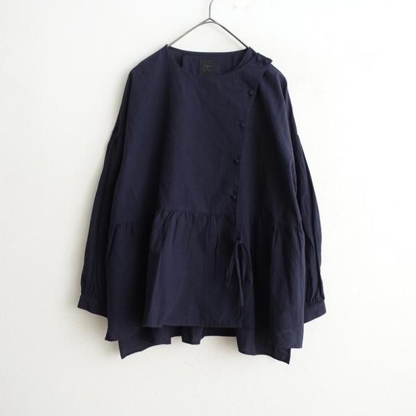 TANDEY オオカミとフクロウ *オオカミと白気球のジジ ブラウス*綿麻