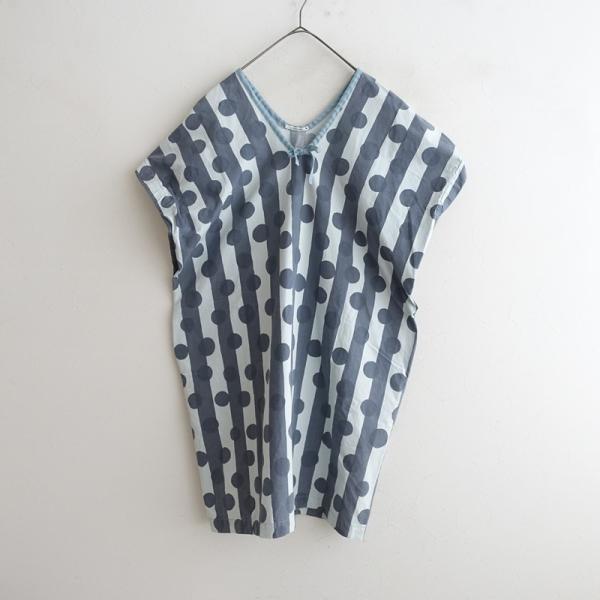 ミナペルホネン mina perhonen ワンピース フロッキープリント ミナペルホネン mina perhonen ワンピース フロッキープリント 中古