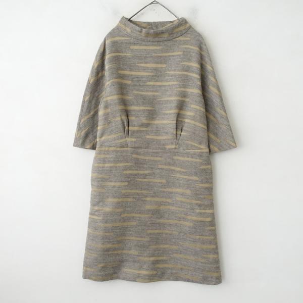 mina perhonen（ミナペルホネン） *meteor ハイネックワンピース*36