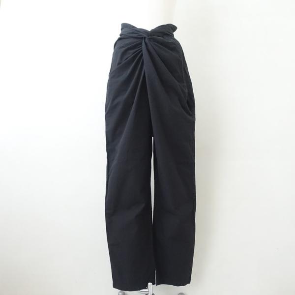 Cosmic wonder黒ラップパンツ 定価2.7万】コズミックワンダー COSMIC WONDER *Wrapped Pants ラップ