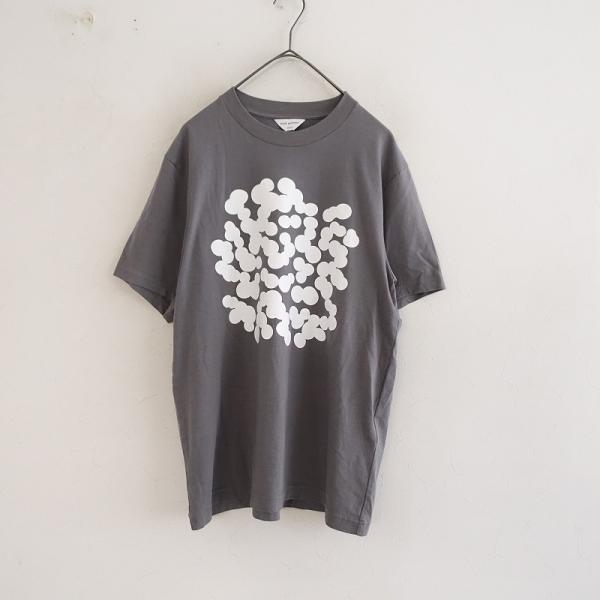 minä perhonen ミナペルホネン グレー Tシャツ mina perhonen //ミナペルホネン *soda water 半袖カットソー*M