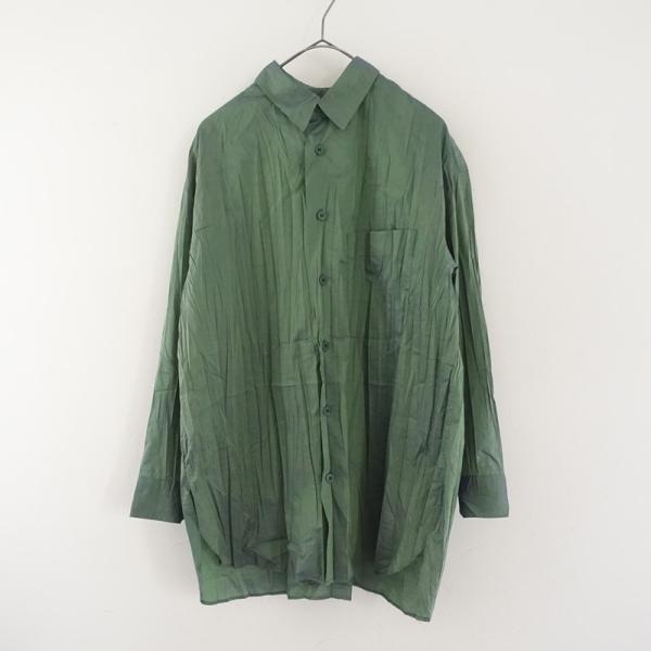 ISSEY MIYAKE（イッセイミヤケ） *プリーツシャツ*薄手ブラウス