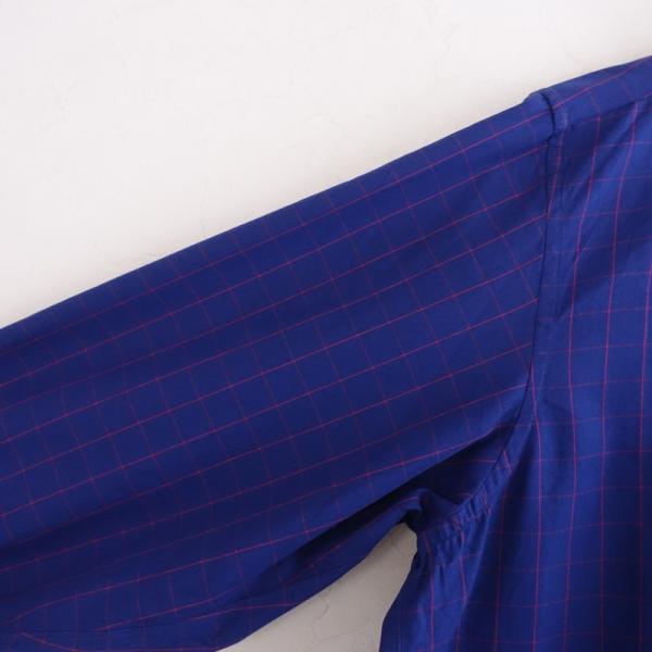 シャルベ×ブラミンク Charvet×BLAMINK *コットンチェック柄ワンピース