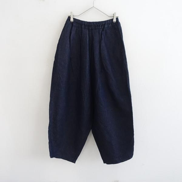 グラム (g) *コットンリネンワイドタックデニムパンツ*F綿麻薄手