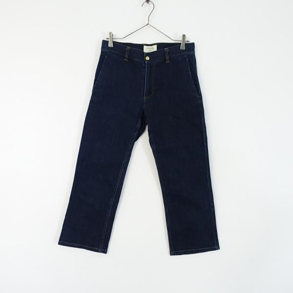 定価2.0万】シュヴァルプラス CHEVAL Plus *クロップドデニムパンツ*38