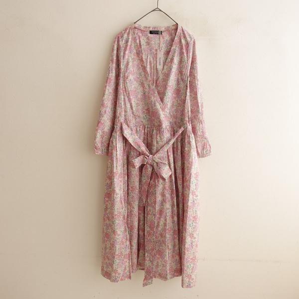 未使用】カツシゲ KATSUSHIGE *リバティプリントコットンカシュクール