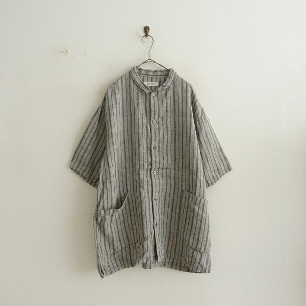 ネストローブ　コンフェクト／半袖　リネン カットソー nest Robe CONFECT メンズ/2024/定価2.6万/ネストローブコンフェクト