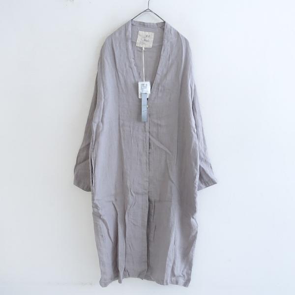 08Mab Vネックニット　ゼロハチマブ　新品 08Mab（ゼロハチマブ） 【美品】ゼロハチマブ *リネンVネックロング