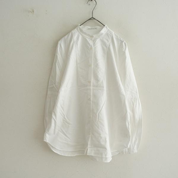 ミナペルホネン　laboratory ランドリー　シャツ　長袖　ホワイト　38 ミナペルホネン laboratory ランドリー シャツ 長袖 ホワイト 38 ミナ