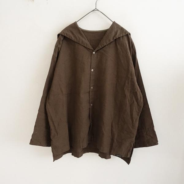 ネストローブ　リネンコットンアノラックプルオーバー＋バイカラーセーラーブラウス ネストローブ リネンコットンアノラックプルオーバー＋バイカラー