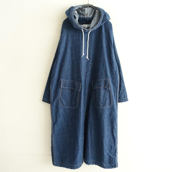 orSlow（オアスロウ） *コットンサルベージフードロングワンピース