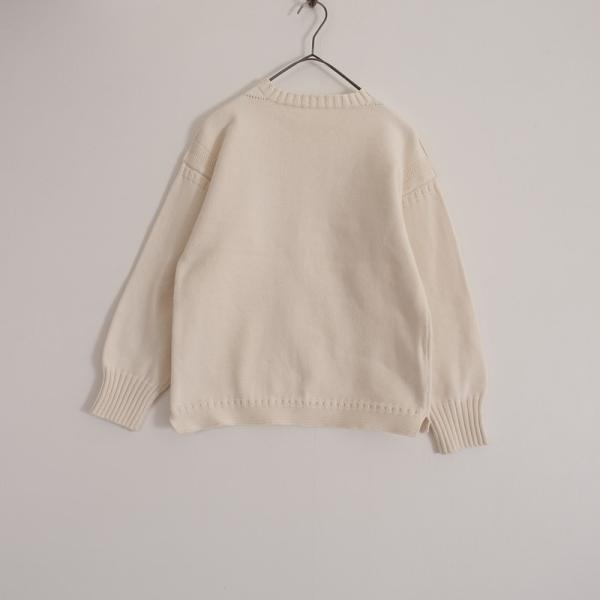 Le Tricoteur（ルトリコチュール） *コットンニット ガンジーセーター