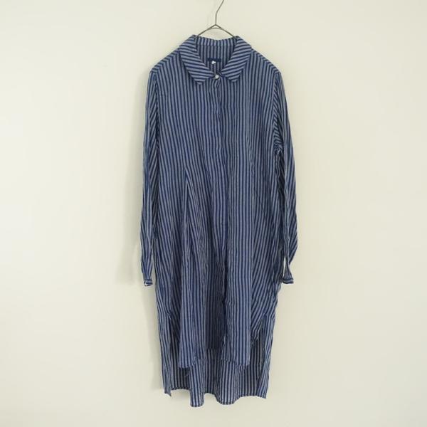 “ヴェリテクール”コットンオールインワン・ストライプ ヴェリテクール”コットンオールインワン・ストライプ