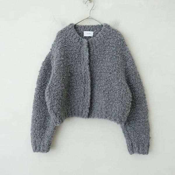 売却済　美品　CLANE テディベアハンドニット　カーディガン　Sサイズ 中古・古着通販】CLANE (クラネ) テディベア ハンド ニット グレー