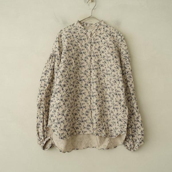 susuri ススリ *レヴーズブラウス*1ナチュラルベージュ花柄フラワー