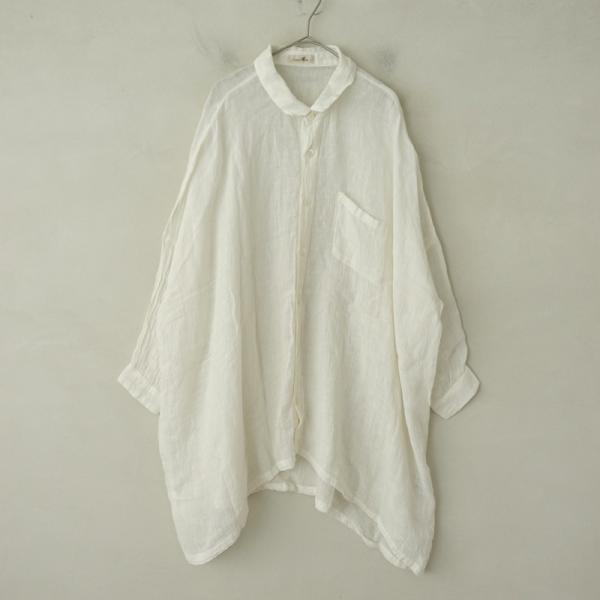nest Robe（ネストローブ） *リネンガーゼオーバーサイズシャツ*オフ