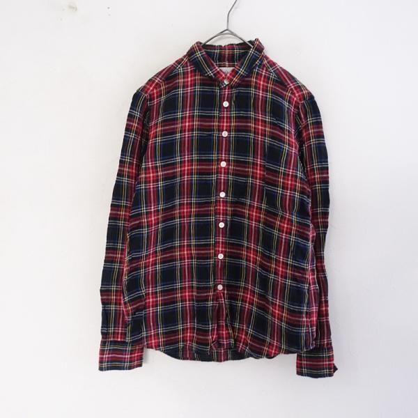 オールドマンズテーラー R&D.M.Co- *リネンチェックロングスリーブ