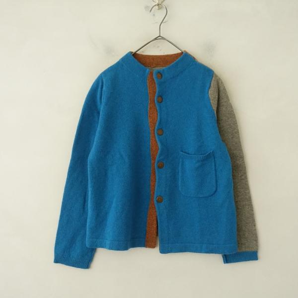 パラスパレス Pal'las Palace *ウールニット配色切替カーディガン*2