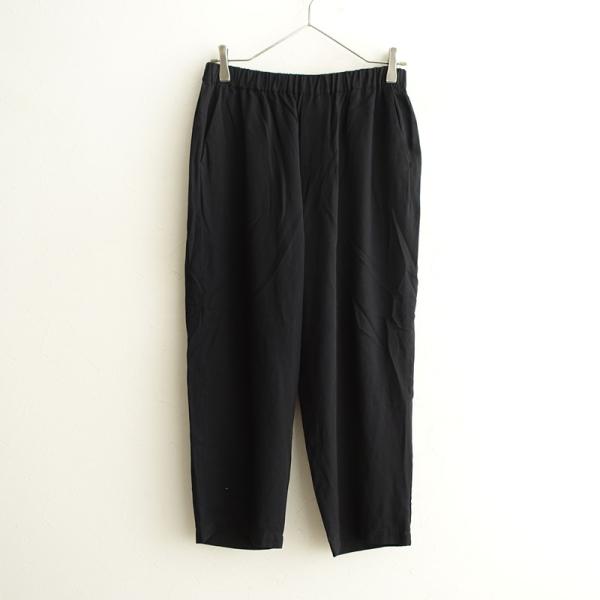ミズイロインド mizuiro-ind *イージーパンツ*2黒ブラックウエストゴム