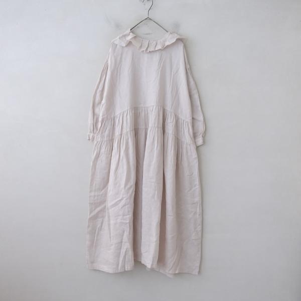 【新品】nest Robe ネストローブ サフィランリネンパフスリーブワンピース drop-kaitori_33-2602-226