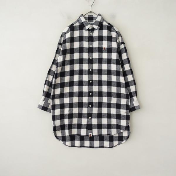 アベイシングエイプ A BATHING APE *コットンワッフルブロックチェック