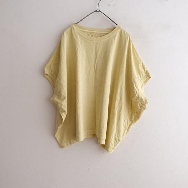 【2025/SS/定価1.5万】ネストローブ nest Robe *コットンピグメントドルマンカットソー*FTシャツワイド(33-2607-80)【13G62】
