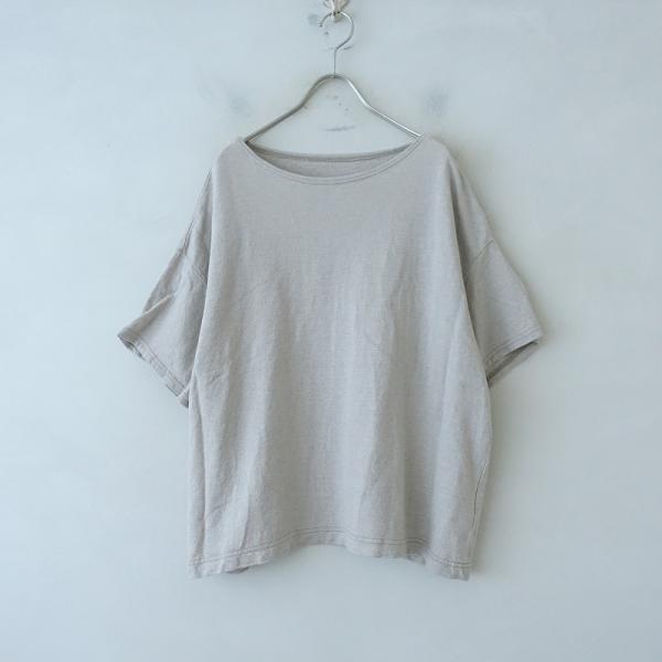 nest Robe ネストローブ リネン　パープル　半袖　シャツ　麻　開襟 nest Robe ネストローブ リネン パープル 半袖 シャツ 麻 開襟