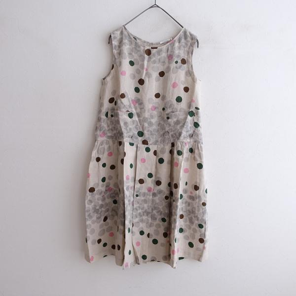 mina perhonen（ミナペルホネン） *glimmer ノースリーブワンピース 38