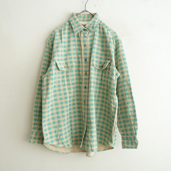 UNUSED（アンユーズド） *チェックコーデュロイシャツ*0コットン長袖