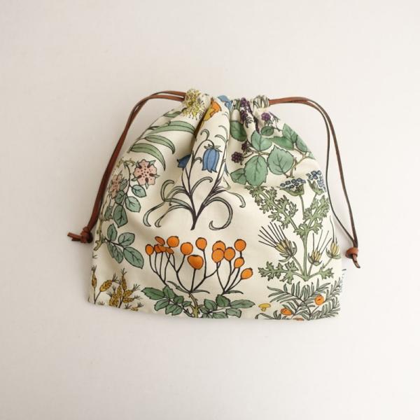 ロエベ LOEWE *ハーバリウムドローストリングポーチ*巾着キャンバス