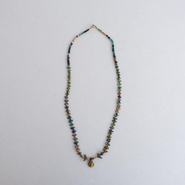 ☆ *中世モザイクビーズ 中近東5〜6世紀 島トンボ ネックレス*K18