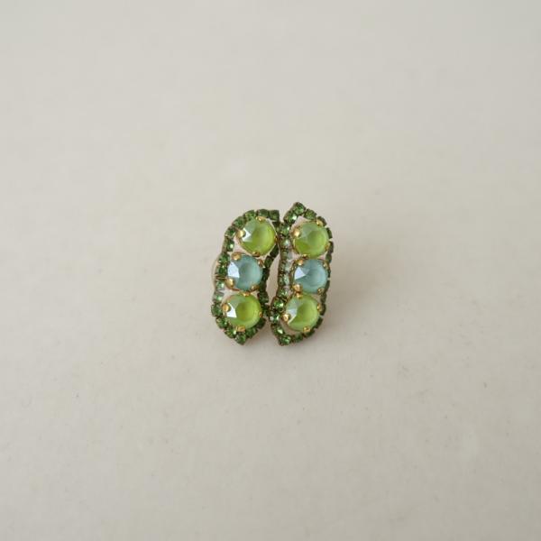 定価1.6万】タマ taMa *えだまめ ピアス*ビジューアクセサリーTAMAKI