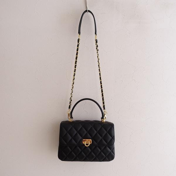 ハマノ HAMANO キルティングバッグ 傳濱野】ぴったりはまる“ハーフフォーマル”のキルティングハンドバッグ