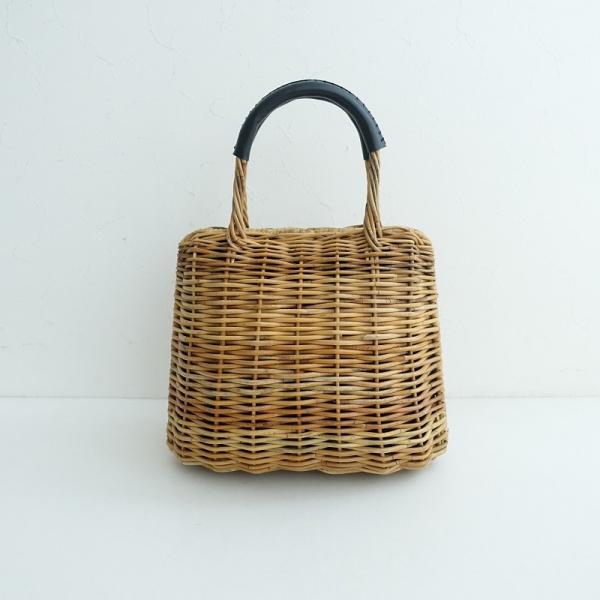 odds オッズ ラタン シェルバッグ Odds 【美品/定価2.3万】オッズ odds *シェルバッグ*ラタンかご