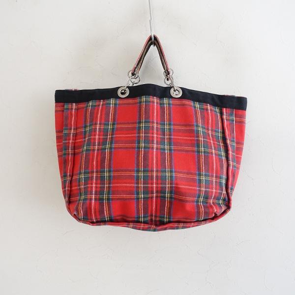 COMME des GARÇONS チェック柄トートバッグ tricot COMME des GARCONS トリココムデギャルソン *チェック柄トート