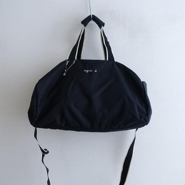 アニエスベーボヤージュ agnes b. VOYAGE *ボストンバッグ*ブラック