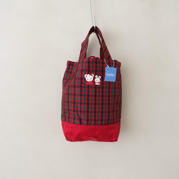 未使用/定価1万】ファミリア familiar *シューズケース*レッドネイビー